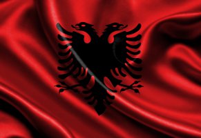 flag,3d,албания,флаг,albania