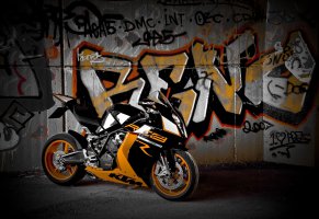граффити,rc8,ktm,1190,мотоцикл,спортбайк