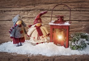 toys,snow,merry christmas,lantern,новый год,new year