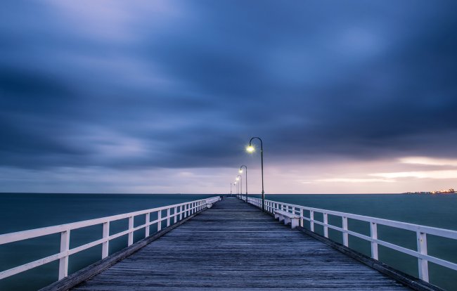океан,мост,австралия,деревянный