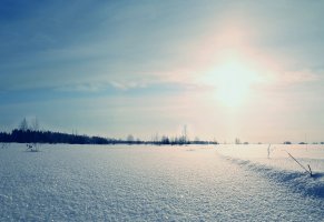 Зима,природа,рассвет,поле,пейзаж