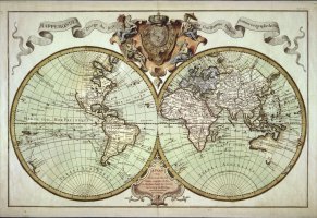 старинная карта,земля,география