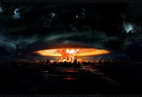 взрыв,город,апокалипсис,ядерный