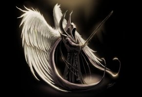 крылья,оружие,ангел,меч