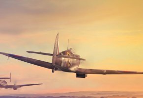 арт,самолёты,авиация,вторая мировая война