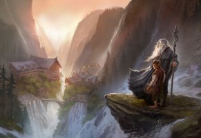 хоббит,гэндальф,арт,the hobbit,an unexpected journey,gandalf,rivendell