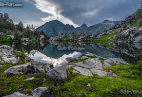 alps,отражение,france,национальный парк меркантур,франция,mercantour national park,горы,озеро,альпы