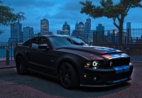 tuning,ford,mustang,black