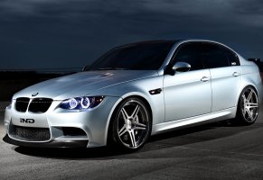 e90,silver,car,wallpapers,bmw m3,sedan,automobile,ghost,ind,angel eyes,2012,tuning