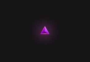 минимализм,фиолетовый,треугольник