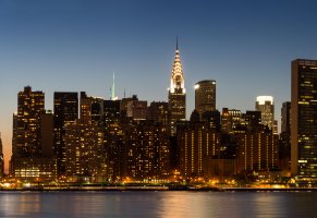 manhattan,здания,нью-йорк,ночной город,небоскрёбы,new york city,река гудзон,nyc,манхэттен,hudson river,панорама
