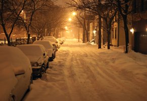 Зима,night,new york,albany,олбани,snow,ночь,winter,usa,снег,ny,нью-йорк