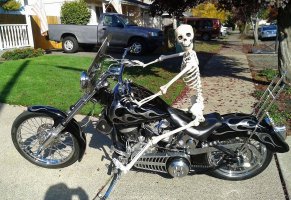 мотоциклы,юмор,скелет