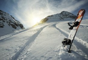 Зима,спорт,склон,горы,вершины,снег,сноуборд