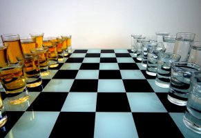 игра,напитки,доска,посуда,шахматы,алкоголь
